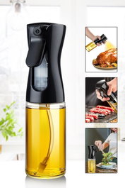 Hermia Dispensador de Aceite en Spray Negro 210 ml